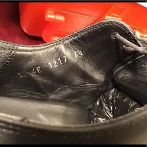 Prada | Shoes | Prada Mens Black Leather Calfskin Lace Up  display picture 2